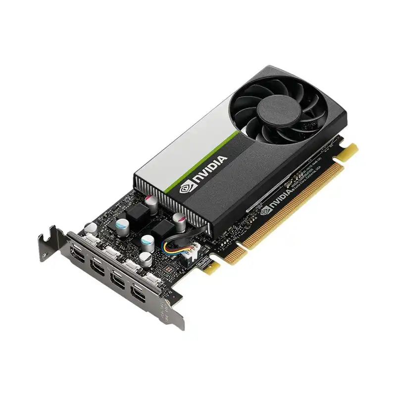 NVIDIA T1000 - Carte graphique - 8 Go GDDR6 - PCIe 3.0 x16 profil bas - 4 x Mini DisplayPort (VCNT1000-8GB-SB)_1